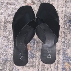 Black Seychelles Total Relaxation Sandals